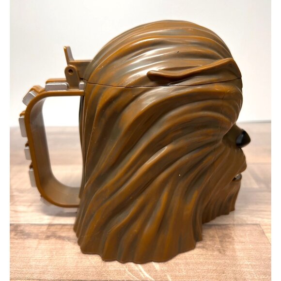 Chewbacca Star Wars Disney Parks Collectible Mug With Hinged Lid & Metallic Acce - Picture 2 of 5